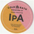 BEER MAT - COLD BATH BREWING - IPA/PILSNER - (C...