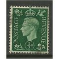 GB 1937 KGV1 1/2d Green stamp SG 462.(H447