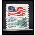 Used 2280a 25c U.S. Flag Fine CNS 7 PA6233