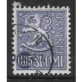 FINLAND 1963 STANDING LION 5p BLUE SG 650c FINE...