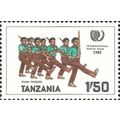 TANZANIA, Young Pioneers, white 1986, 1/50