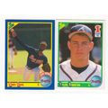 Two 1990 Score Braves RC rookie cards #621 Gary...