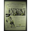 1937 Gruen Curvex Peer, Countess Watch Ad, Omar Kiam