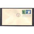 FDC U549 4c Old Ironside 1c Jackson (No Cachet-...