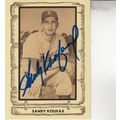 SANDY KOUFAX 1980 AUTOGRAPHED LOS ANGELES DODGE...