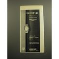 1960 Universal Geneve Watch Ad - Universal Geneve Marquise Diamond Inspired