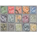 KGV SG351-96 ½d to 1/- WMK Royal Cypher full se...