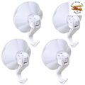 4x EXTRA LARGE HEAVY DUTY LEVER SUCTION CUP HOO...