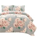Full/Queen Size Polyester Black White Striped R...