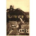Corfe Castle & Market Cross, 53325 Photochrom P...