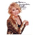 Joan Rivers Comedian 10x8 Hand Signed Photo