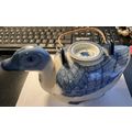 Hand Painted Chinese Duck Teapot 4 1/2 x 8 1/2"
