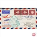Germany Airmail 1956 - SG 1162 - x 3 strip - 20...