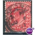 GB stamps 1902-10 KEV11 - 1d SG219 Oxford 7