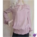Karen Millen Pink Boho Top Size 8 Womens New Wi...
