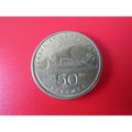 1986 GREECE 50 DRACHMA - COIN - 2 FREE POST. E