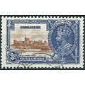 Gibraltar 1935 SG115 3d Brown & Blue Silver Jub...