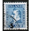 1935 Iceland - Jochumsson surcharge 5 aur on 35...