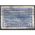 Canada 1942 (War Effort) - SG388 - $1 blue - H....