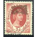 Rhodesia & Nyasaland 1954 - SG4 - 3d red - used