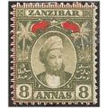 Zanzibar 1896 SG168 8a Grey-Olive Mounted Mint ...