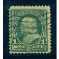 Used 279 1c Benjamin Franklin Fine A05226