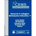 Research in Collegiate Mathematics Education