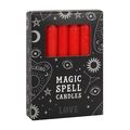 Candles - Set of 12 Red 'Love' Spell Candles