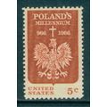1313 5c Polish Millennium Fine MNH MA0370