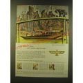 1947 American President Lines Ad - as the Orient unfolds