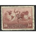 Australia 1934 Hermes 1/6d Dull Purple wmk C of...