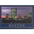 USA Postcard 1997 - Boston Night Skyline