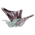 Objets D'art Glass Butterfly with Purple Wings ...