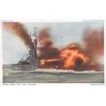 Firing four 12-in. Gun Salvoes: Photochrom no. 4