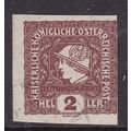 Austria 1916 Mercury 2h Newspaper Stamp Fine Us...