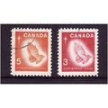 CANADA 1966 CHRISTMAS SG 576 /577N SET 2 VALS F...