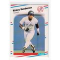 1988 Fleer baseball Rickey Henderson card #209 ...