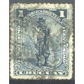 Uruguay 1895 - SG153 - 1c bistre - Gaucho - used 2