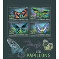 CENTRAL AFRICA 2013 SHEET MNH BUTTERFLIES PAPIL...
