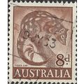 AUSTRALIA, MAMMAL, Tiger Quoll, brown 1960, 8d, #7