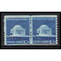 1520 10c Jefferson Memorial Fine MNH CLP W1679