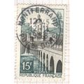 France 1957 - SG1335 - 15f black & green - Le Q...