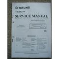 Tatung TVR933V Original Service manual