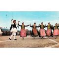 Greece Greek Fashion Folklore Singing Lady Ladi...