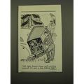 1947 Cartoon by Pearson - Just a Stag Fishing Trip