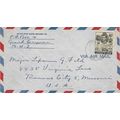 Cayman Islands Air Mail to Kansas City MO USA 1...