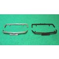 Front & Rear Bumpers Black or Dk Silver For Vin...