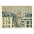 Unused Art Postcard - Montmartre La Rue Chappe ...