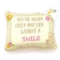 Shabby Chic Pillow Small Youre Never Fully Dres...