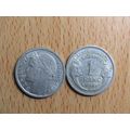 France Republic 1948B 1 Franc Coin